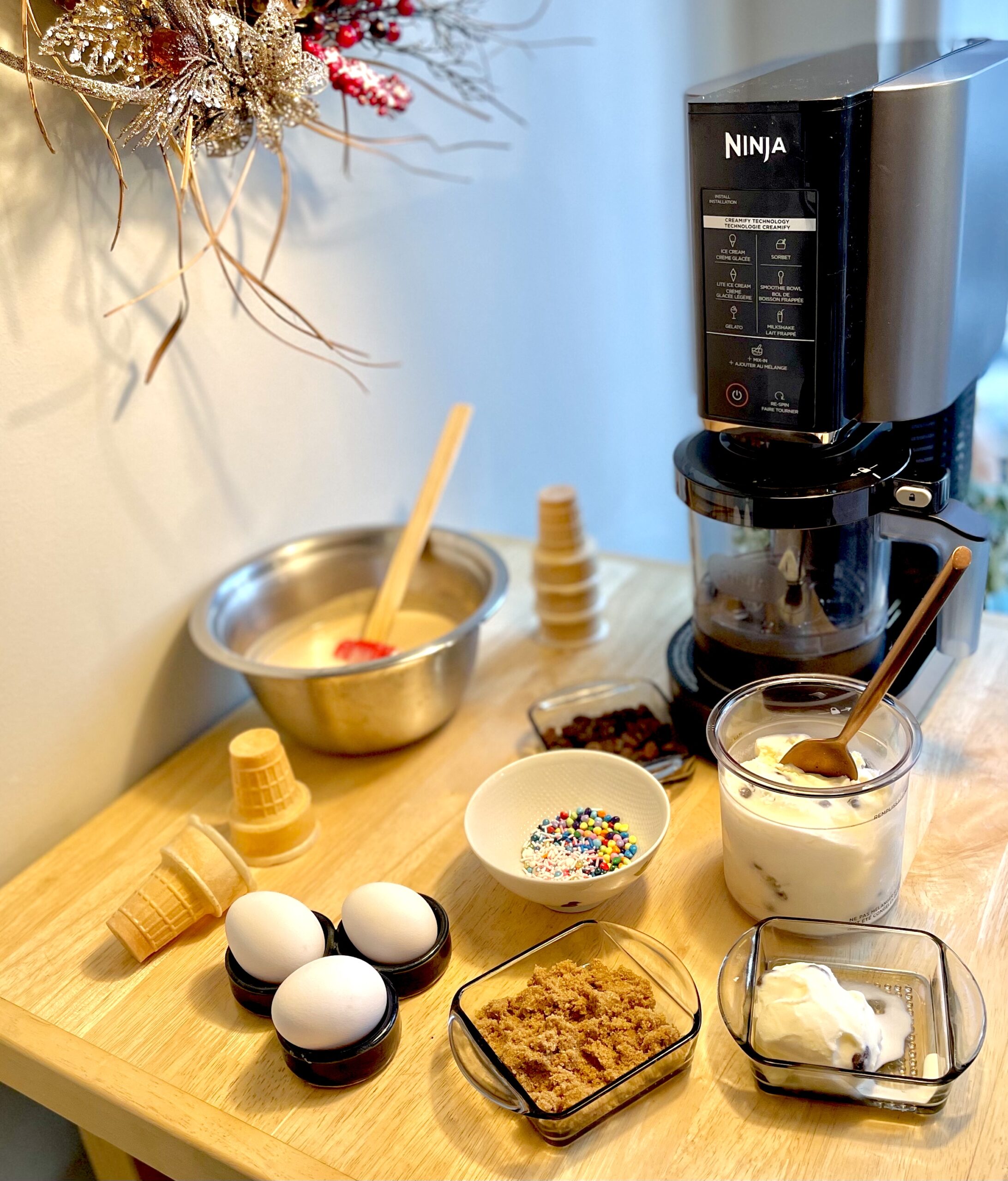 Spiced Rum Ice Cream Ninja Kitchen CA