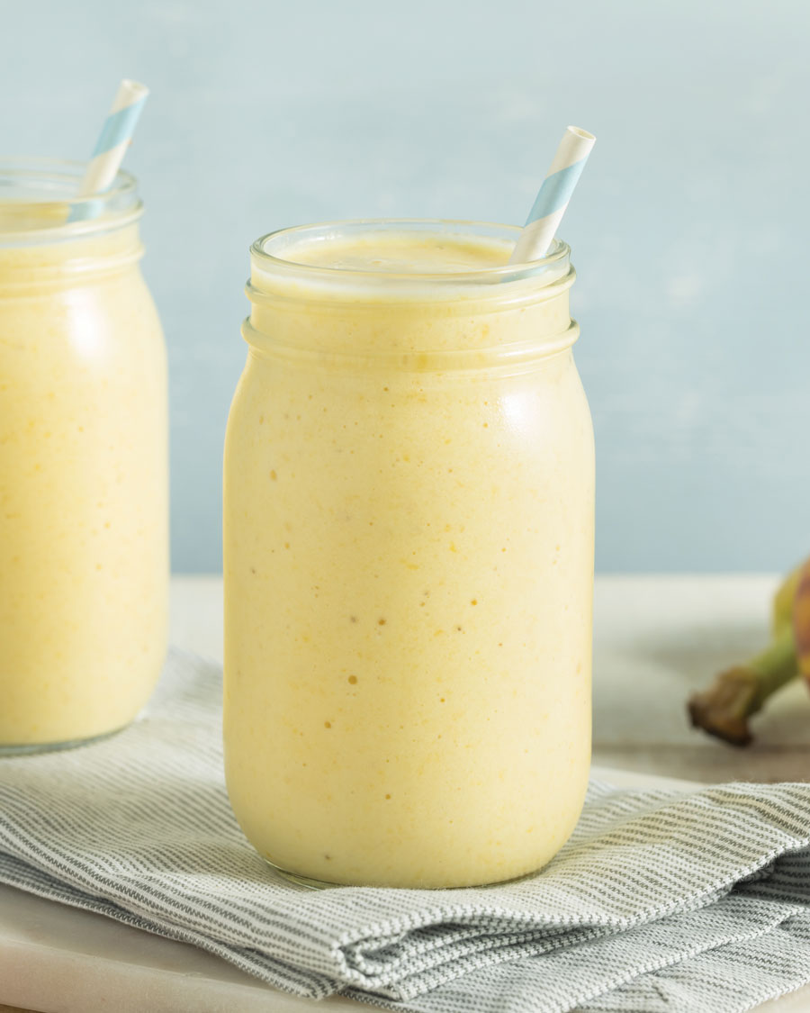 Creamy Banana Orange Protein Shake Ninja Kitchen