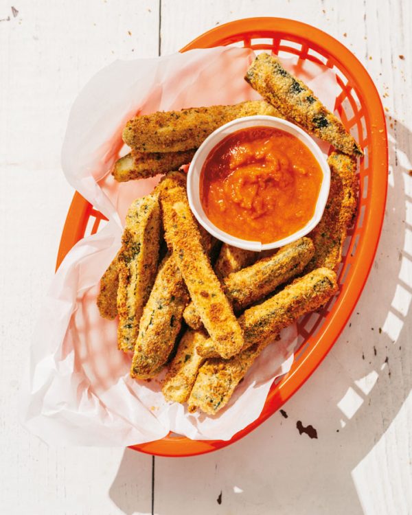 Ninja Foodi Courgette Fries with Marinara Sauce Ninja Kitchen