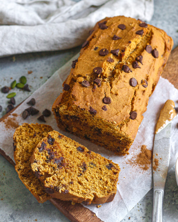 Cinnamon & Chocolate Chip Sweet Potato Loaf Ninja Kitchen