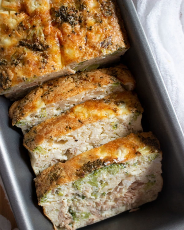 Tuna, feta cheese and broccoli egg bake Ninja Kitchen
