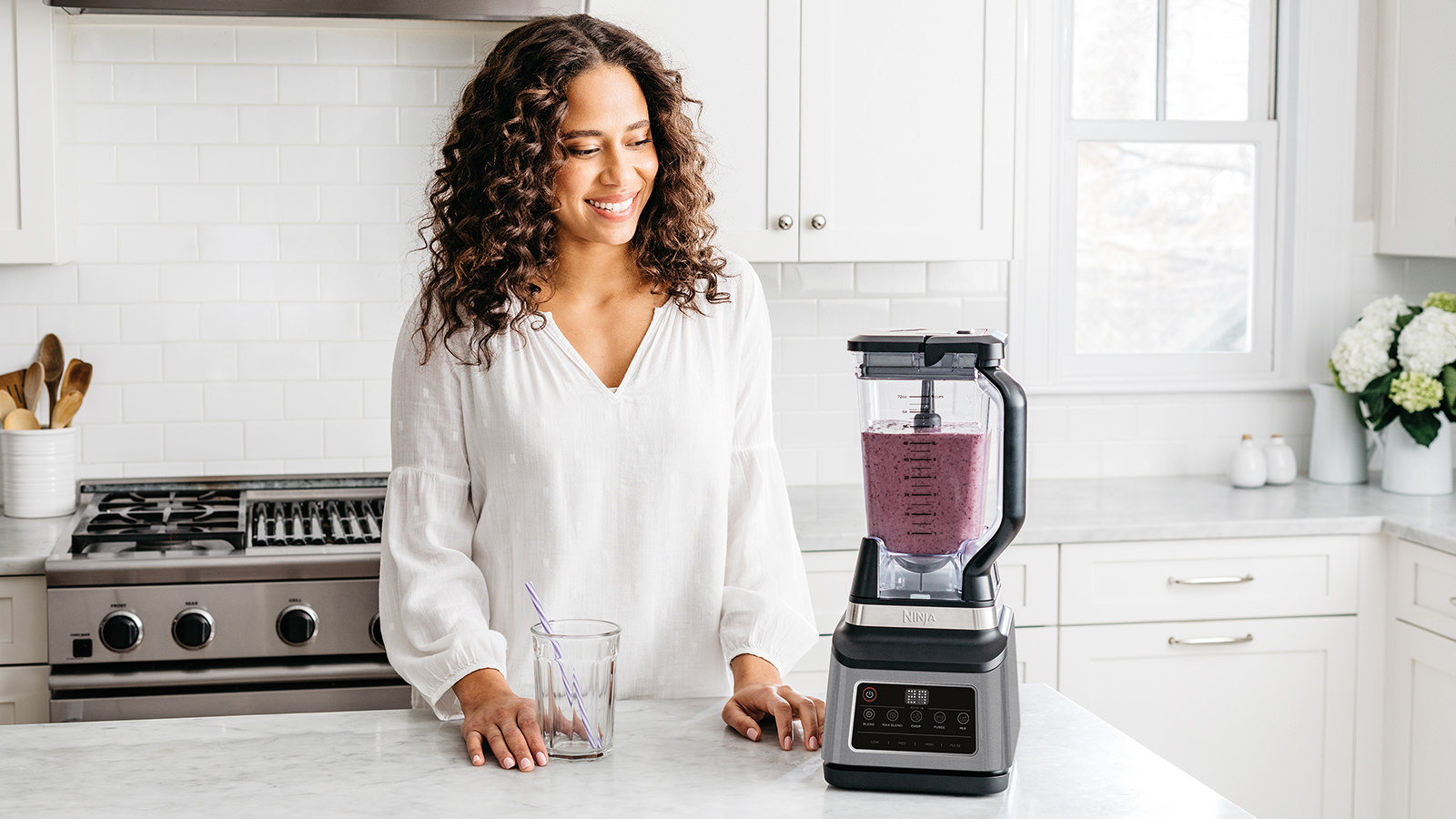 Ninja 3in1 Food Processor with AutoIQ BN800UK Ninja Kitchen